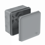 MultiBox Коробка распределительная с мембранными вводами IP66 85х85х42 Серая (со стикером)
