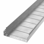 Лоток неперфорированный Профи INOX (AISI 304) 300х80х3000 (1,0 мм) (6 м/уп) Промрукав