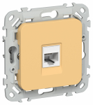 FLITE Роз. комп. RJ45 кат.5Е UTP РК5е-1-0-ФлЗ зол. IEK