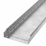 Лоток перфорированный Профи INOX (AISI 304) 300х80х3000 (2,0 мм) (6 м/уп) Промрукав