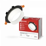 Светильник встраиваемый GX53R-SOFT FG-BL под GX53 матовый плафон, 110х53мм черный IN HOME