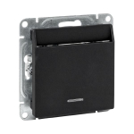 Выключатель карточный с подсветкой, чёрный Эпика EKF