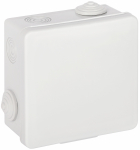 Набор распаячных коробок ЭРА KOR-100-100-50-8g-10S открытой установки серая 100х100х50мм с гермовводами 8вх. IP54 10шт.