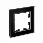 Рамка 1гн стекло черный AtlasDesign Nature Systeme Electric (1/3)