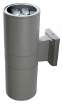 Светильник светодиод уличный 2x5Вт 6500К серый IP65 230В/50Hz PWL-26090/30D Jazzway (1/20)