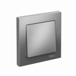 Выключатель 1кл с/у сталь в сборе быстрозажим AtlasDesign Systeme Electric (15/15)