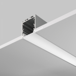 Алюминиевый профиль встраиваемый скрытого монтажа 71×35 (Серебро, 2 м), ALM-7135-S-2M