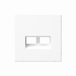 ARTGALLERY НАКЛАДКА ДВОЙНАЯ для информационных функций типа Keystone, БЕЛЫЙ