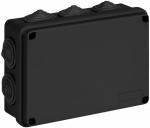 Распаячная коробка ЭРА KORv-190-140-70-10gv-MP-B черная 190х140х70мм с гермовводами 10 входов прямой монтаж IP55