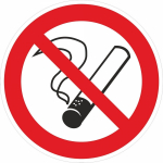 Наклейка самоклеющаяся "Запрещается курить"  200х200 EKF PROxima