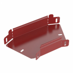 Угол горизонтальный 45 градусов Стандарт 200х100 RAL 3000 (0,7 мм) Промрукав