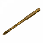 Сверло по стеклу и керамике, суxое сверление, 6мм, шестигранный xвостовик KRANZ