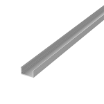 Алюминиевый профиль для LED ленты накладной 2000х17х7 мм (максимальная ширина ленты 10 мм) 1 шт