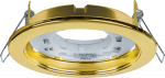 Светильник точечный GX53 круг золото D90 IP20 Navigator (1/50)