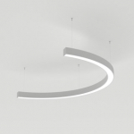 Светильник SP-LINE-HANG-ARC-C3535-D800-28W Warm3000 (WHITE, 230V) (Arlight, Металл)