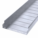 Лоток неперфорированный Профи INOX (AISI 316) 400х100х6000 (1,0 мм) (12 м/уп) Промрукав