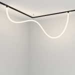 Трековый подвесной светильник Tau Exility 4000K 50Вт 360° Magnetic track system Exility Черный