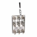 Выключатель-разъединитель встр. стационарный 3p 400А 380В 30кА рычажковый сервисный, для авар. остановки IP00 КЭАЗ