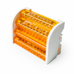 Шина на DIN-рейку в корпусе (кросс-модуль) 4х11 Промрукав