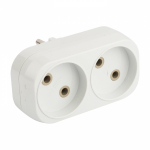 Двойник 2гн без З/К белый "линейный" EKF (1/100)