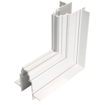 Угловой коннектор внешний S35 встраиваемый белый