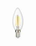 Лампа светодиод 8Вт C35 E27 3000K прозрач PLED OMNI 230/50 Jazzway
