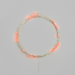 Гирлянда светодиодная Роса 5м 50 LED ОРАНЖЕВЫЙ IP20 2xАА (в комплект не вxодят) NEON-NIGHT