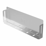 Заглушка лотка Стандарт INOX (AISI 304) 300х100 Промрукав