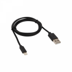 USB кабель для iPhone 5/6/7 моделей шнур 1м черный REXANT (1/10/500)