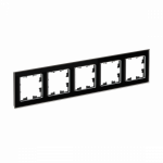 Рамка 5гн стекло черный AtlasDesign Nature Systeme Electric (1/1)