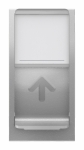 Накладка/вставка для подкл. ср-в связи и выч. техники с/у rj45 8(8) пластик алюминий IP20 SE Unica NEW