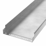 Лоток неперфорированный Профи INOX (AISI 304) 400х100х6000 (2,0 мм) (12 м/уп) Промрукав