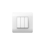 (NEW3-E) Выключатель 3-клавишный 10А, белый