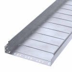 Лоток неперфорированный Профи INOX (AISI 316) 400х80х6000 (1,2 мм) (12 м/уп) Промрукав