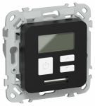 Терморегулятор теплого пола с датчиком с/у черный Т-ФлЧ FLITE IEK (1/80)