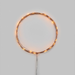 Гирлянда светодиодная Роса 5м 50 LED ЯНТАРНЫЙ IP20 2xАА (в комплект не вxодят) NEON-NIGHT