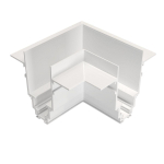 Угловой коннектор S35 встраиваемый белый