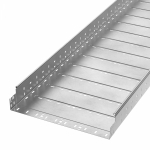 Лоток перфорированный Профи INOX (AISI 304) 500х100х3000 (1,2 мм) (6 м/уп) Промрукав