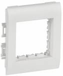 METRA Рамка и суппорт на 2 модуля 75мм белый IEK