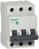 Автоматический выключатель (автомат) 3-полюсный (3P) 50А хар. B 4.5кА Schneider Electric Easy9