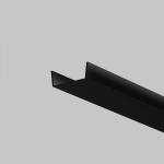 Led Strip Рассеиватель для профиля 15×06 (Чёрный, 2 м), ALM-001-B-DF-2M