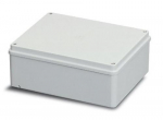 Коробка открытой установки настенно-потолочная 170x220x80мм пластик серый с крышкой IP55 ABB LUCA пластиковые боксы