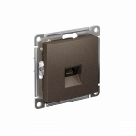 Розетка 1гн комп RJ45 с/у мокко механизм кат.5е AtlasDesign Systeme Electric (1/10)
