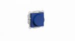 Светорегулятор 630Вт поворотно-нажимной с/у аквамарин AtlasDesign  Systeme Electric