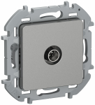 Розетка TV проходная 6738621 алюм. INSPIRIA IEK