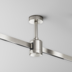 Technical Крепление потолочное Short 78мм с прямым коннектором питания Flarity платина