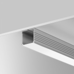 Led Strip Алюминиевый профиль накладной 35x35 (Серебро, 2 м), ALM-3535AT-S-2M