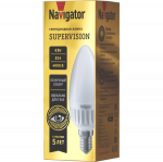 Лампа Navigator 80 546 NLL-C37-6-230-4K-E14-FR-SV