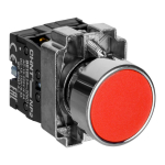 Кнопка управления NP2-BA41 без подсветки красная, 1НО, IP40 (R)