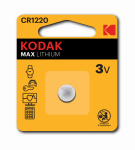 Элемент питания CR1220 литиевый бл.1шт. Kodak (1/60/240)
